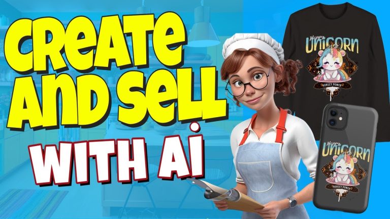 Cooking with AI: Design & Sell Unique Products with Kittl & Other AI Tools!